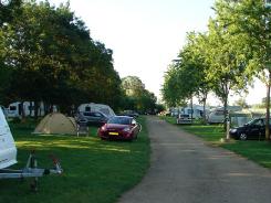 Caravanes sur un camping
